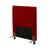 Cabeceira Cama Box Solteiro 90cm Cristal Veludo Vermelho - JS Móveis Vermelho
