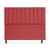 Cabeceira Cancun para Cama Box Casal 140cm Suede - Ecotec Decor Vermelho