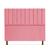 Cabeceira Cancun Para Cama Box King Size 195cm Suede - Ecotec Decor Rosa