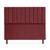 Cabeceira Cancun Para Cama Box King Size 195cm Suede - Renascer Decor Vinho