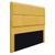 Cabeceira Casal Brick P02 140 cm para cama Box Sintético - Doce Sonho Móveis Amarelo