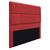Cabeceira Casal Brick P02 140 cm para cama Box Sintético - Doce Sonho Móveis Vermelho