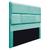 Cabeceira Casal Brick P02 140 cm para cama Box Suede - Doce Sonho Móveis Azul Tiffany