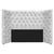 Cabeceira Casal Everest P02 140 cm para cama Box Suede - Doce Sonho Móveis Branco