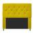 Cabeceira Casal França A05 c/ Strass 140 cm para Cama Box Corano - Doce Sonho Móveis Amarelo
