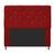 Cabeceira Casal França A05 c/ Strass 140 cm para Cama Box Corano - Doce Sonho Móveis Vermelho