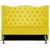 Cabeceira Casal Queen Box Estofada Capitone 160Cm Dunas Suede amarelo