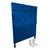 Cabeceira de Cama Box Solteiro + Frame 80cm Estofada Lari Ct Azul