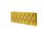 Cabeceira de Cama Box Solteiro Infantil 90Cm Estofada Suspensa - Varias Cores Amarelo