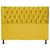 Cabeceira de Cama de Casal Pérola 138 Cm Para Cama Box Suede Diversas Cores Amarelo