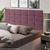 Cabeceira de Cama Estofada Cama de Casal Bia Requinte Luxo Wood Calipha Intense Classic 1,40 Cores Rosa Suede
