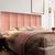 Cabeceira de cama estofada decorativa em módulos 60x160cm  Cama Casal Queen 8 módulos Rosê