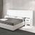 Cabeceira Delta Casal MDF Cama Box Várias Cores Pronto Envio Branco