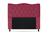 Cabeceira Dunas Queen Size 160cm com Strass Suede  Vermelho