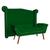 Cabeceira E Recamier Ruby Para Cama Box Casal 1.40 Cm - Suede - Sv Decor Verde