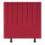 Cabeceira Estofada Cama Box Casal 140 cm Sophia Carla Suede Vermelho