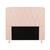 Cabeceira Estofada com Botão Strass Capitone Para Cama Box Solteiro 90 cm Grécia Sued rosa claro