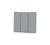 Cabeceira Estofada de Cama Box Casal 160 x 55 cm Dubai Cores - MagL Cinza