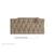 Cabeceira Estofada de Cama Box Solteiro 90 x 55 cm Nicole Cores - MagL Areia