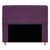 Cabeceira Estofada Mel com Capitonê 140 cm para Cama Box de Casal Suede Roxo Quarto - AM Decor Roxo