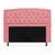 Cabeceira Geovana Para Cama Box Queen Size 160cm com Capitonê Suede - Ecotec Decor Rosa