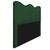 Cabeceira King Bari P02 195 cm para cama Box Suede - Doce Sonho Móveis Verde