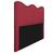 Cabeceira King Bari P02 195 cm para cama Box Suede - Doce Sonho Móveis Vermelho