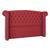 Cabeceira King  Lyon P04 195 cm Suede - ADJ Decor Vermelho TCA 53