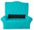 Cabeceira Luxo + Recamier Baú Para Cama Box Casal King Size 195 Cm - Suede - Sv Decor  Azul Turquesa