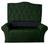 Cabeceira Luxo + Recamier Baú Para Cama Box Casal King Size 195 Cm - Suede - Sv Decor  Verde