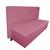 Cabeceira mais Calçadeira Casal Juliana 140cm Cama Box Suede - MALTA DECOR ROSA