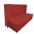 Cabeceira mais Calçadeira Casal Juliana 140cm Cama Box Suede - MALTA DECOR VERMELHO