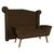 Cabeceira mais Calçadeira Casal Super King 195cm Sienna Suede - MALTA DECOR MARROM