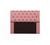 Cabeceira Mirage para Cama Box Casal 140cm com Capitonê Pink