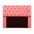 Cabeceira Mirage para Cama Box Casal 140cm com Capitonê Suede - Ecotec Decor Rosa