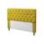 Cabeceira Mirage Para Cama Box King Size 195cm com Capitonê Amarelo