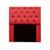 Cabeceira Mirage Para Cama Box Solteiro 90cm com Capitonê Suede - Ecotec Decor Vermelho