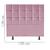 Cabeceira para Cama Box Casal 1,95 cm Espanha - Oferta House Rosa bebe