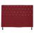 Cabeceira Pérola 158Cm Cama Box King Tecido Suede Diversas Cores Vermelho