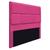 Cabeceira Queen Brick P02 160 cm para cama Box Suede - Amarena Móveis Pink