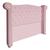 Cabeceira Ruby Para Cama Box Casal Padrão 1.40 - Suede - Sv Decor  Rosa Bebe