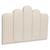 Cabeceira Solteiro Estofada de Colar na Parede Kit 5 Placas Modelo Concha - Várias Cores SINTÉTICO Marfim / Off White