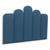Cabeceira Solteiro Estofada de Colar na Parede Kit 5 Placas Modelo Concha - Várias Cores LINHO Azul
