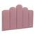 Cabeceira Solteiro Estofada de Colar na Parede Kit 5 Placas Modelo Concha - Várias Cores LINHO Rosa