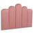 Cabeceira Solteiro Estofada de Colar na Parede Kit 5 Placas Modelo Concha - Várias Cores VELUDO Rosé