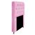 Cabeceira Solteiro Lady A05 c/ Strass 90 cm para Cama Box Corano - ADJ Decor Rosa Bebê