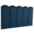 Cabeceira Solteiro Modulada Blu Interiores Nuvem Cama Box 100 cm x 60 cm MDF Veludo Azul Marinho