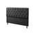 Cabeceira Super King 195cm Sofia Napa- MALTA DECOR PRETO