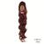 Cabelo Cacho Solto Rabo de Cavalo Emily Bio Vegetal Fibra Futura 70 cm 185 gramas Aplique Sistema Removível - Ser Mulher 350 Ruivo