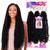 Cabelo Crochet Braids Katrine 65cm Cacheado Bio Vegetal Aspecto Natural 220g #castanho Escuro